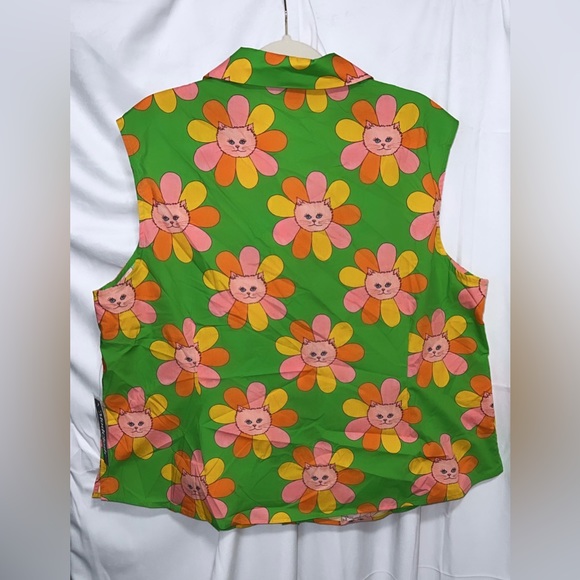 NWT ModCloth x Marisol Muro Showing Up Chic Sleeveless Top - Picture 6 of 6